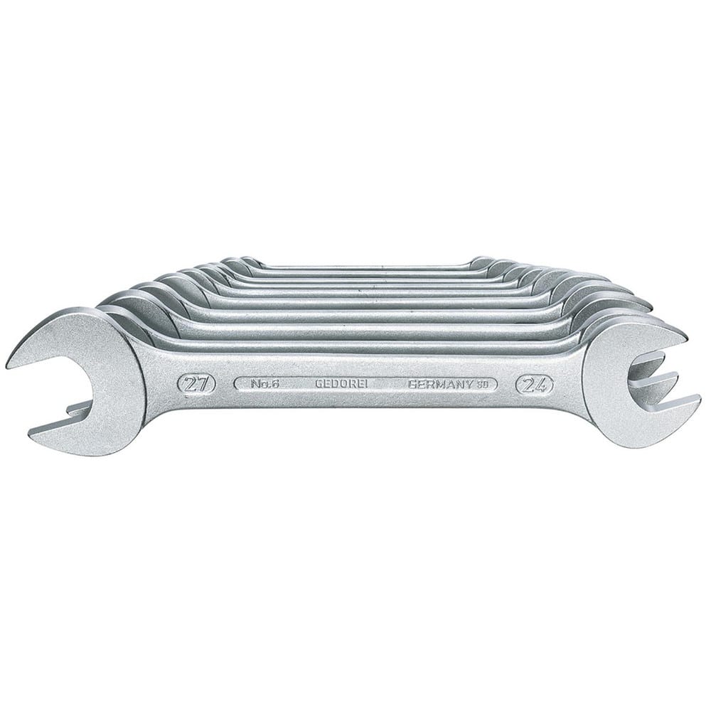 Wrench Sets, Set Type: Double Open Ended Wrench Set , Wrench Size: 6 - 27 mm , Material: Vanadium Steel , Non-sparking: No , Corrosion-resistant: Yes  MPN:6077540