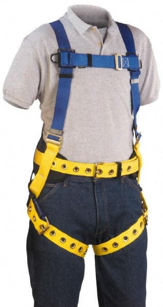 Fall Protection Harnesses: 350 Lb, Construction Style, Size Universal, Polyester MPN:855-2