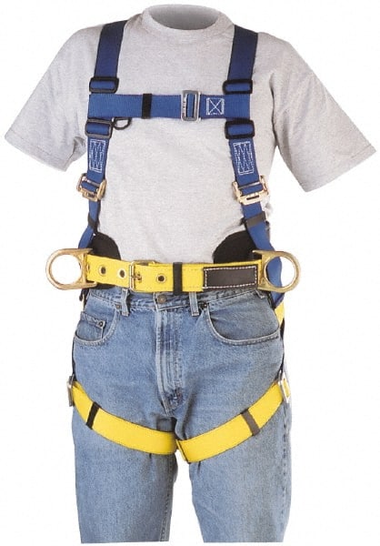 Fall Protection Harnesses: 350 Lb, Construction Style, Size Universal, Polyester MPN:955-2