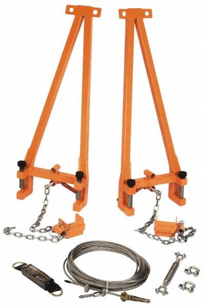 Horizontal Lifeline Systems, Lifeline Material: Stainless Steel , Lifeline Length: 60.0 , Includes: Cable, Energy Absorber, Hardware MPN:HL3-60