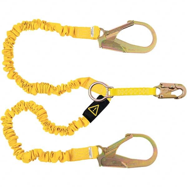 6.00 Ft. Long, 350 Lb. Capacity, Polyester Webbing Shock Absorbing Lanyard MPN:D11ELYZD6