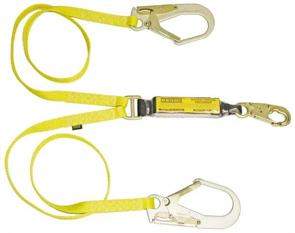 6 Ft. Long, 310 Lbs. Capacity, Double Leg, Polyester Webbing Energy Absorbing Lanyard MPN:VP168-6