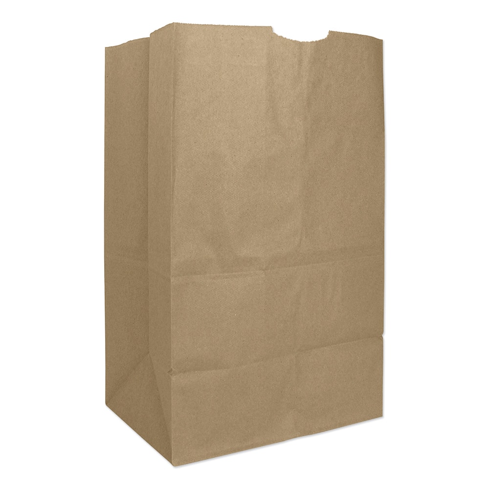 Paper Bags, Bag Type: Grocery Bag , Color: Kraft , Handle Included: No , Bag Bottom Type: Flat  MPN:BAGGH20S