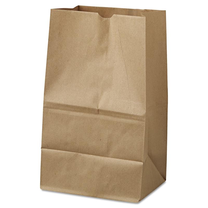 Paper Bags, Bag Type: Grocery Bag , Color: Kraft , Handle Included: No , Bag Bottom Type: Flat  MPN:BAGGK20S500