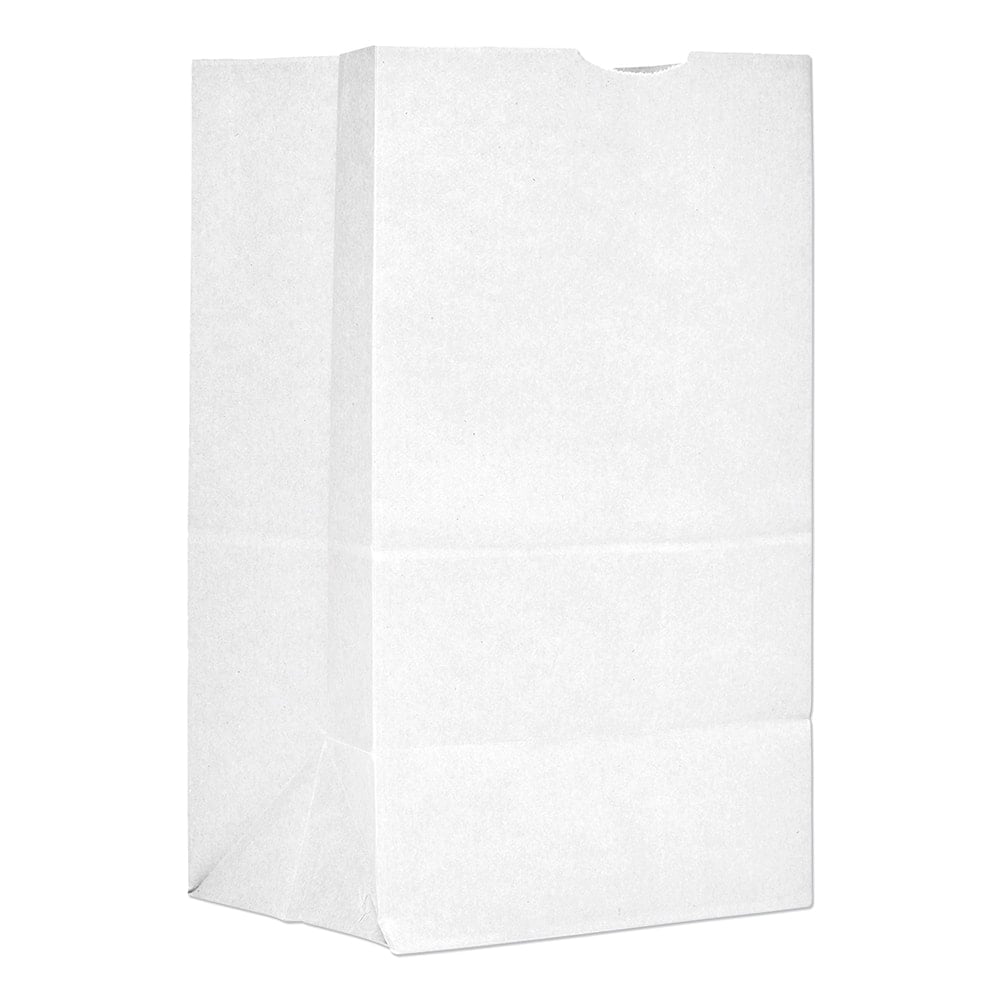 Paper Bags, Bag Type: Grocery Bag , Color: White , Handle Included: No , Bag Bottom Type: Flat  MPN:BAGGW20S500