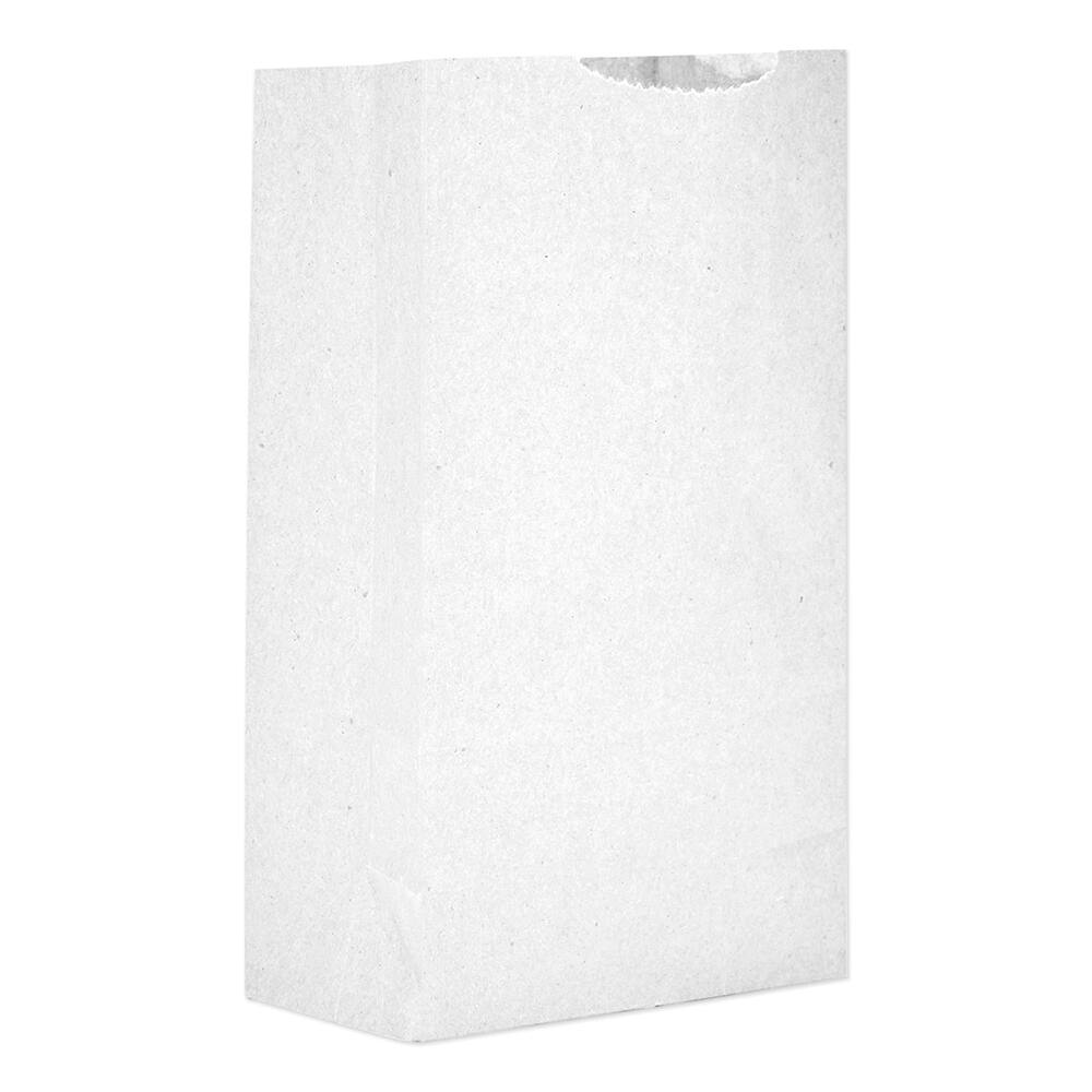 Paper Bags, Bag Type: Grocery Bag , Color: White , Handle Included: No , Bag Bottom Type: Flat  MPN:BAGGW2500