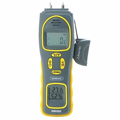 Pin/Pinless Moisture Meter with Temp/RH MPN:MMH800