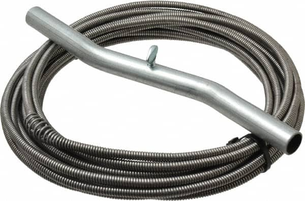 1/4 Inch Cable Diameter, 25 Cable Length, Economy Type, Closet and Drain Auger MPN:H-25PQZ