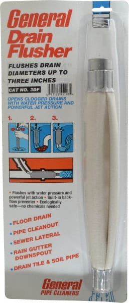 Water-Pressure Flush Bags, For Minimum Pipe Size: 2 (Inch), For Maximum Pipe Size: 3 (Inch), Material: Canvas MPN:3DF