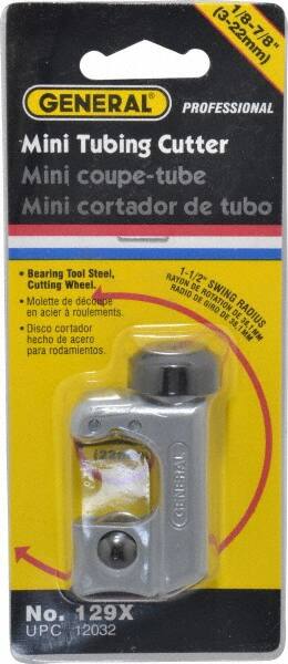 Hand Tube Cutter: 1/8 to 7/8