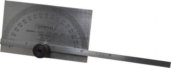 0 to 6 Inch Rule Measurement Range, 0 to 180° MPN:19