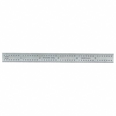 Ruler Stainless Steel 6 In Length MPN:616