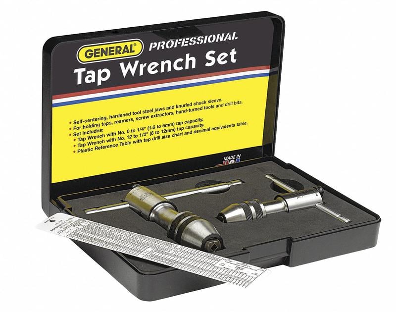 Tap Wrench #0 to 1/4  #12 to 1/2 MPN:165