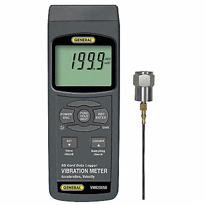 Vibration Meter w/Datalog SD Card MPN:VM8205SD