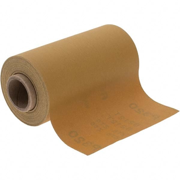 Adhesive Back Sanding Sheet: Aluminum Oxide, 320 Grit, 4-1/2