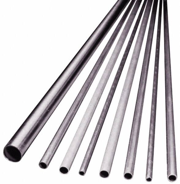 Aluminum Round Tubes, Material: Aluminum, Outside Diameter (Inch): 5/32, 0.156 in, Inside Diameter: 0.128 in, Inside Diameter (Inch): 0.128 in MPN:103