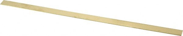 0.032 Inch Thick x 1/2 Inch Wide x 12 Inch Long, Brass Strip MPN:8241