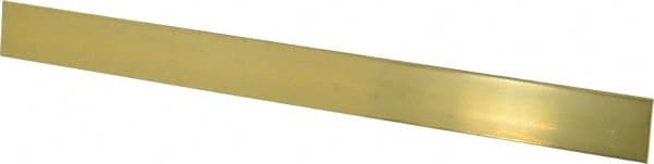 0.064 Inch Thick x 1 Inch Wide x 12 Inch Long, Brass Strip MPN:8248