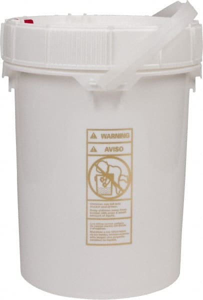 5 Gal, High-Density Polyethylene Round White Single Pail MPN:SS050WH-MSC