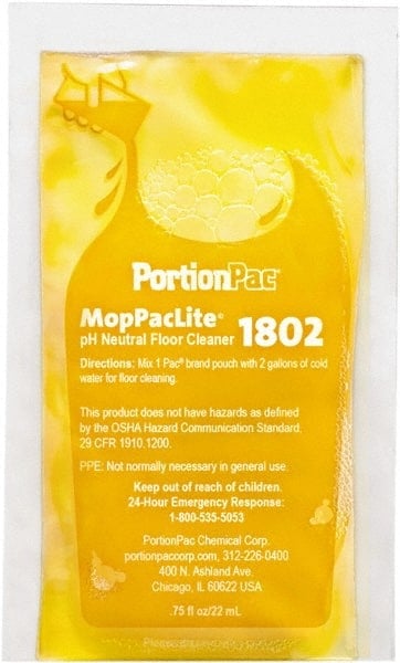 Floor PH Neutral Cleaner: 0.75 fl oz Pouch MPN:1802CT