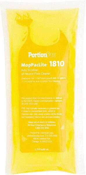 Floor PH Neutral Cleaner: 2.75 fl oz Pouch MPN:1810CT