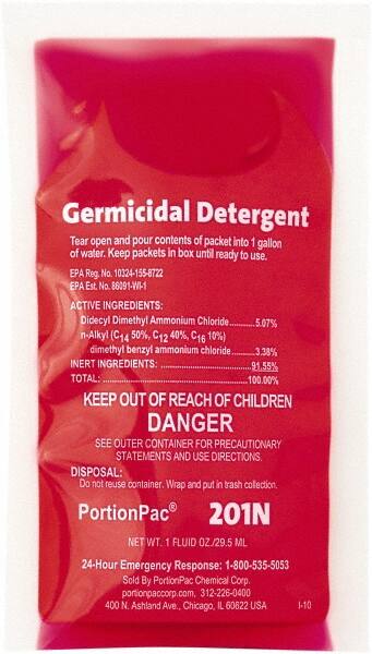 Floor Disinfectant: 1 fl oz Packet MPN:201NCT