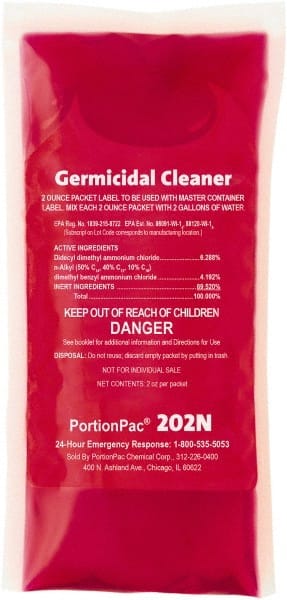 Floor Germicidal Detergent: 2 fl oz Pouch MPN:202NCT