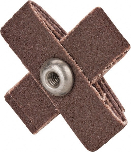 80 Grit, Medium Grade, Aluminum Oxide Cross Pad MPN:809775-69398