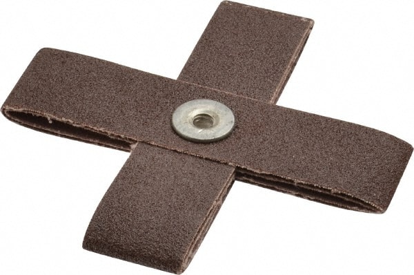 80 Grit, Medium Grade, Aluminum Oxide Cross Pad MPN:809775-69848