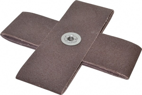 80 Grit, Medium Grade, Aluminum Oxide Cross Pad MPN:809775-70118