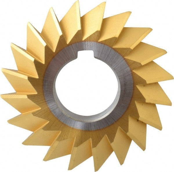 Double Angle Milling Cutter: 60 ° MPN:DA27500-60-TIN