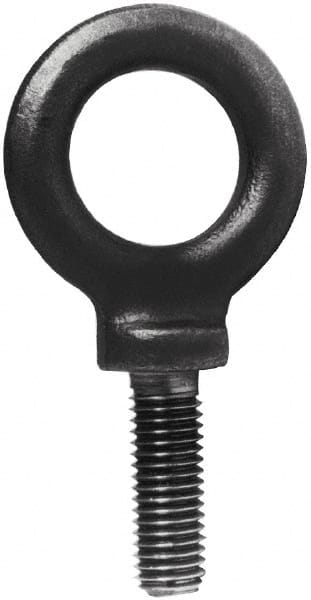 Fixed Lifting Eye Bolt: Without Shoulder, 4,000 lb Capacity, 5/8-11 Thread, Grade 1030 Steel MPN:13661