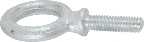 Fixed Lifting Eye Bolt: With Shoulder, 1,300 lb Capacity, 3/8-16 Thread, Grade 1030 Steel MPN:HG14631