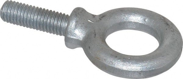 Fixed Lifting Eye Bolt: With Shoulder, 2,400 lb Capacity, 1/2-13 Thread, Grade 1030 Steel MPN:HG14641