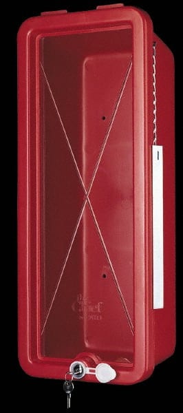 5 Lb. Capacity, Surface Mount, Crystal Polystyrene Fire Extinguisher Cabinet MPN:105-5-RRC