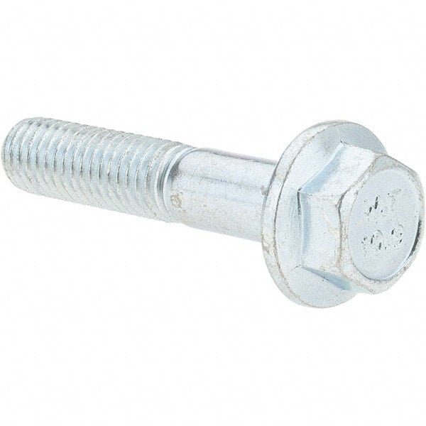 Smooth Flange Bolt: M8 x 1.25 Metric, 40 mm Length Under Head, Partially Threaded MPN:4564