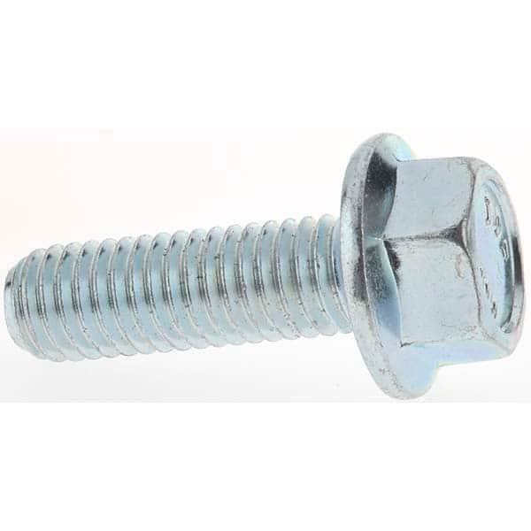 Smooth Flange Bolt: M8 x 1.25 Metric, 25 mm Length Under Head, Fully Threaded MPN:MP4561