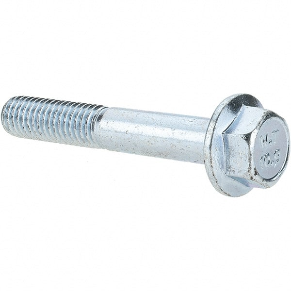 Smooth Flange Bolt: M8 x 1.25 Metric, 50 mm Length Under Head, Partially Threaded MPN:MP4566