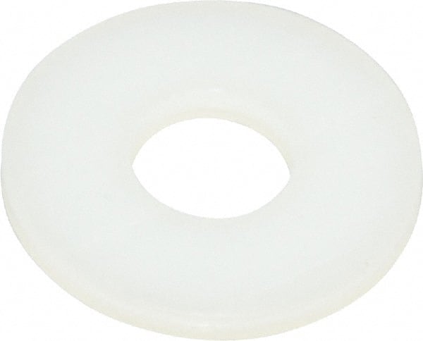 1/4 in Screw  Standard Flat Washer:  Nylon,  Plain Finish MPN:FW-25-N