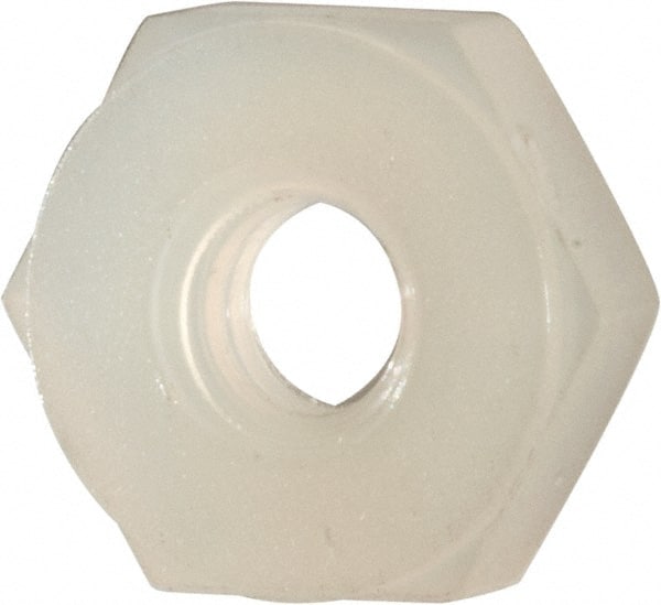 #4-40 UNC Nylon Right Hand Hex Nut MPN:HNN-250-440-N