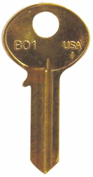 Bommer Brass Key Blank MPN:BO1-BR