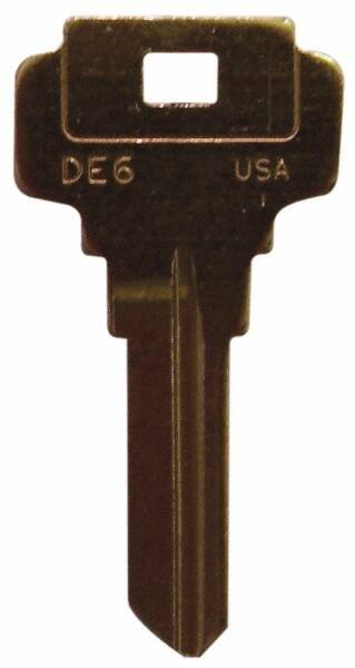 Dexter Brass Key Blank MPN:DE6-BR