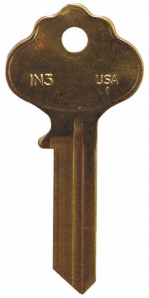 Ilco Brass Key Blank MPN:IN3-BR