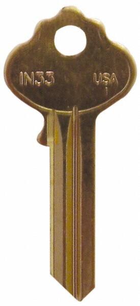 Ilco Brass Key Blank MPN:IN33-BR