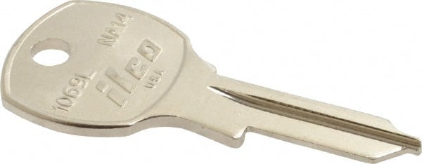 National Cabinet Nickel Key Blank MPN:NA14-NP