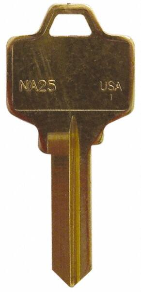 National Brass Key Blank MPN:NA25-BR