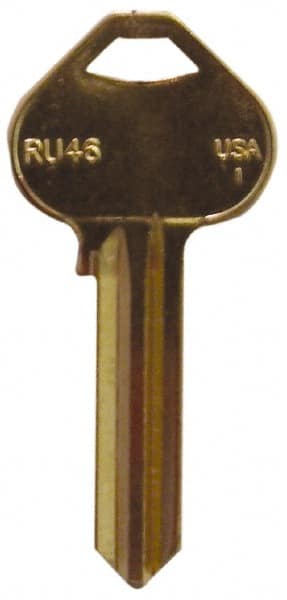 Russwin Brass Key Blank MPN:RU45-BR