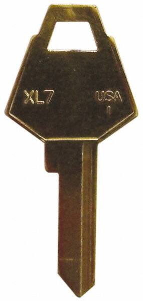 XL Brass Key Blank MPN:XL7-BR