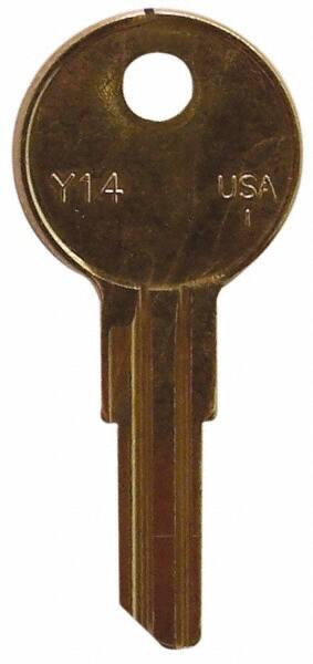 Yale Brass Key Blank MPN:Y14-BR