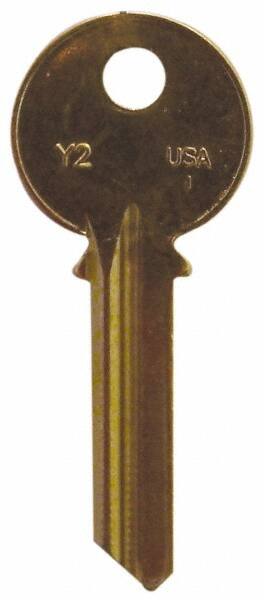 Yale Brass Key Blank MPN:Y2-BR